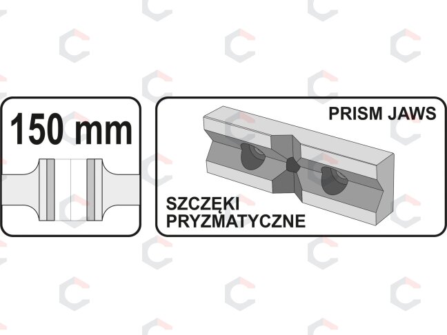 Spaustuvai mašininiai | 150 mm (YT-65073) 4 Spaustuvai mašininiai | 150 mm (YT-65073) 4