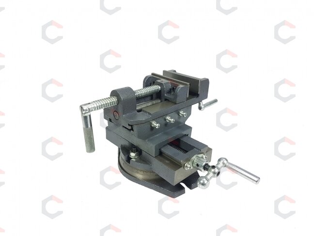 Spaustuvai mašininiai / kryžminiai | pasukama baze | 100 mm (SK36090) 2 Spaustuvai mašininiai / kryžminiai | pasukama baze | 100 mm (SK36090) 2