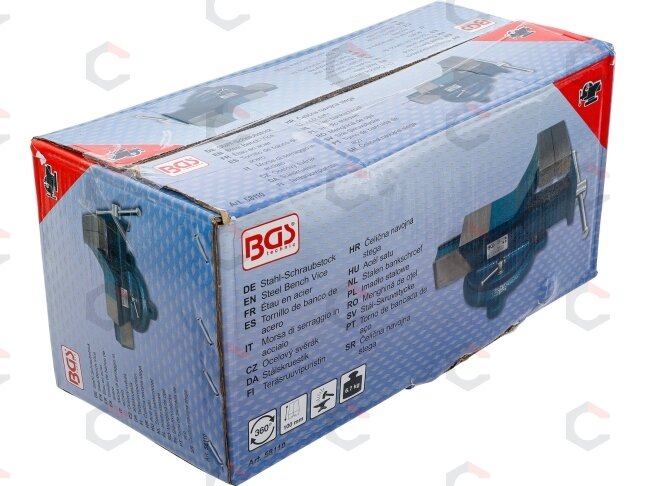 Spaustuvai plieniniai | grūdinti | 100 mm lūpos (58110) 6 Spaustuvai plieniniai | grūdinti | 100 mm lūpos (58110) 6