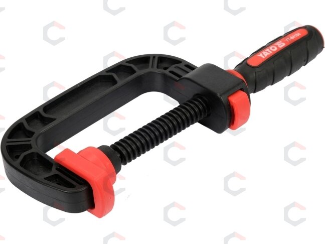Spaustuvas C tipo | nailonas | 75 mm (YT-64184) Spaustuvas C tipo | nailonas | 75 mm (YT-64184)