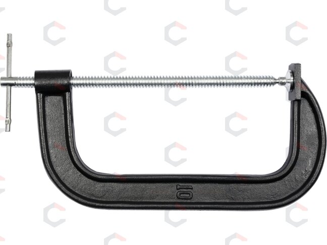 Spaustuvas su varžtu C tipo | 10" | 250 mm (38436) Spaustuvas su varžtu C tipo | 10" | 250 mm (38436)