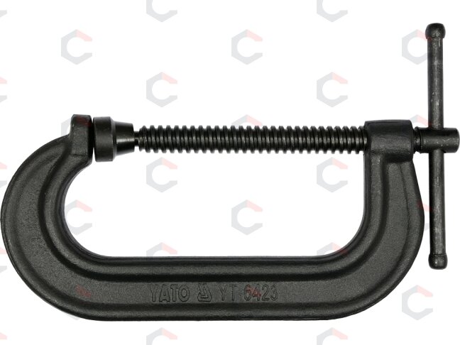 Spaustuvas su varžtu "C" tipo 150 mm (YT-6423) Spaustuvas su varžtu "C" tipo 150 mm (YT-6423)