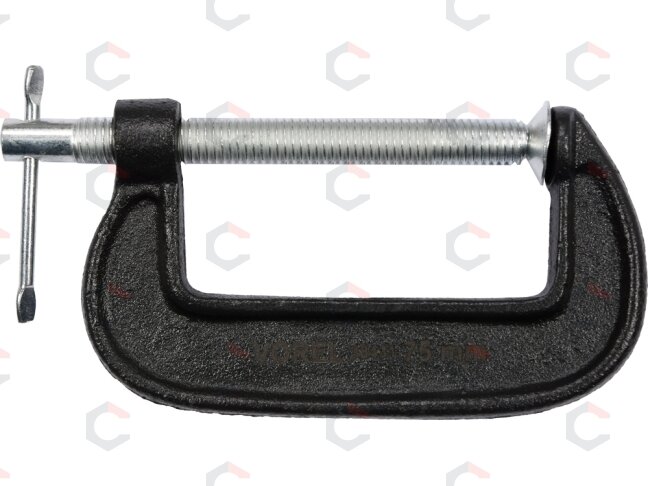 Spaustuvas su varžtu C tipo | 3" | 75 mm (38431) Spaustuvas su varžtu C tipo | 3" | 75 mm (38431)