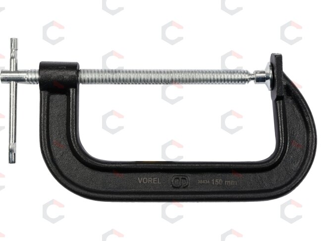 Spaustuvas su varžtu C tipo | 6" | 150 mm (38434) Spaustuvas su varžtu C tipo | 6" | 150 mm (38434)