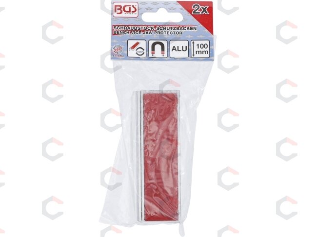 Spaustuvų lūpų apsaugos | Aliuminės | 100 mm | 2 vnt. (6798) 1 Spaustuvų lūpų apsaugos | Aliuminės | 100 mm | 2 vnt. (6798) 1