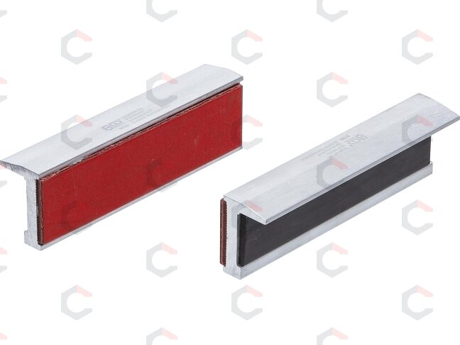 Spaustuvų lūpų apsaugos | Aliuminės | 100 mm | 2 vnt. (6798) Spaustuvų lūpų apsaugos | Aliuminės | 100 mm | 2 vnt. (6798)