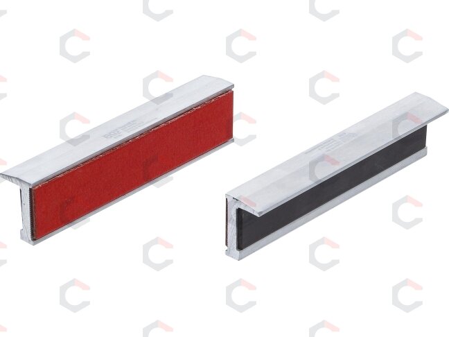 Spaustuvų lūpų apsaugos | Aliuminės | 125 mm | 2 vnt. (6799) Spaustuvų lūpų apsaugos | Aliuminės | 125 mm | 2 vnt. (6799)