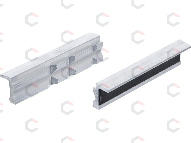 Spaustuvų lūpų apsaugos | Aliuminis | 125 mm | 2 vnt. (9284) Spaustuvų lūpų apsaugos | Aliuminis | 125 mm | 2 vnt. (9284)