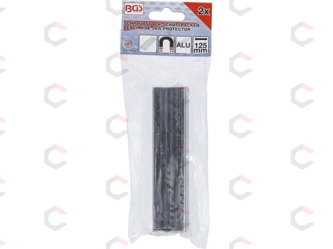 Spaustuvų lūpų apsaugos gumuotos | Aliuminis | 125 mm | 2 vnt. (3044) 2 Spaustuvų lūpų apsaugos gumuotos | Aliuminis | 125 mm | 2 vnt. (3044) 2