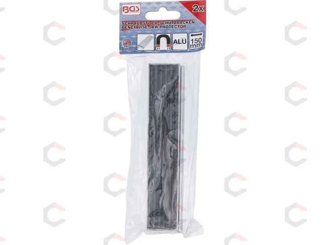 Spaustuvų lūpų apsaugos gumuotos | Aliuminis | 150 mm | 2 vnt. (3045) 2 Spaustuvų lūpų apsaugos gumuotos | Aliuminis | 150 mm | 2 vnt. (3045) 2