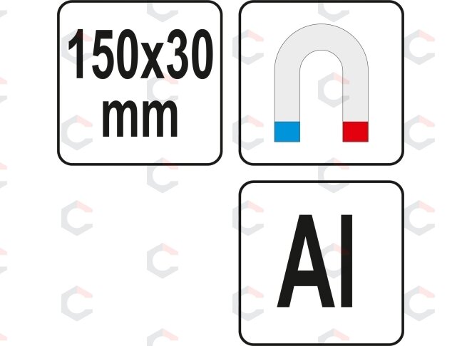 Spaustuvų lūpų apsaugos gumuotos | Aliuminis | 150 mm | 2 vnt. (YT-65003) 3 Spaustuvų lūpų apsaugos gumuotos | Aliuminis | 150 mm | 2 vnt. (YT-65003) 3