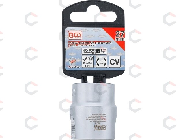 Speciali galvutė dyzeliniams filtrams | 27 mm (8630) 3 Speciali galvutė dyzeliniams filtrams | 27 mm (8630) 3