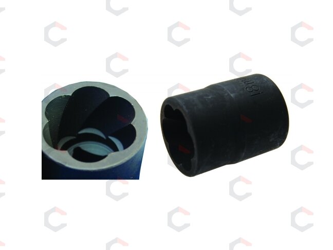 Speciali galvutė / sraigtinis ištraukiklis | 10 mm (3/8") | 18 mm (5278) 1 Speciali galvutė / sraigtinis ištraukiklis | 10 mm (3/8") | 18 mm (5278) 1