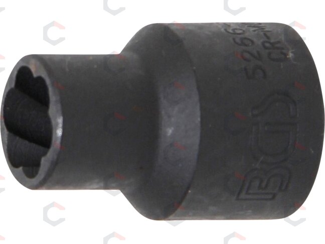 Speciali galvutė / sraigtinis ištraukiklis | 12,5 mm (1/2") | 11 mm (5266-11) Speciali galvutė / sraigtinis ištraukiklis | 12,5 mm (1/2") | 11 mm (5266-11)