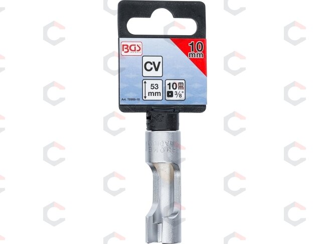 Speciali galvutė su įšpjova | 10 mm (3/8") | 10 mm (70988-10) 2 Speciali galvutė su įšpjova | 10 mm (3/8") | 10 mm (70988-10) 2