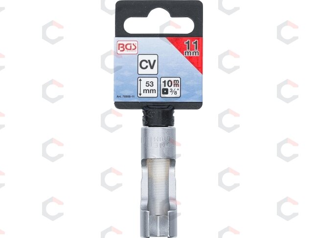 Speciali galvutė su įšpjova | 10 mm (3/8") | 11 mm (70988-11) 2 Speciali galvutė su įšpjova | 10 mm (3/8") | 11 mm (70988-11) 2
