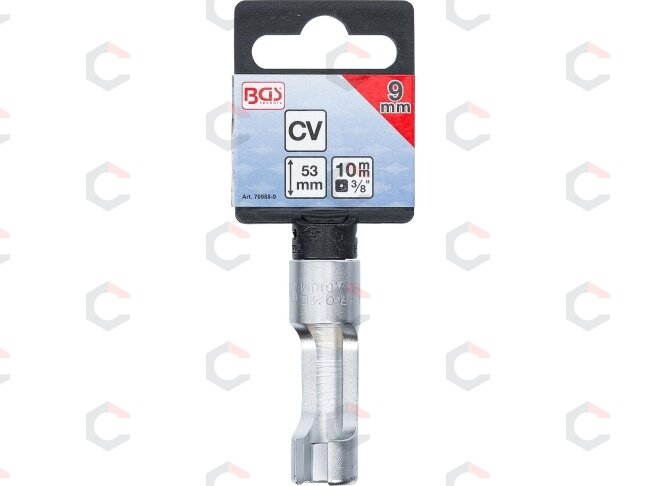 Speciali galvutė su įšpjova | 10 mm (3/8") | 9 mm (70988-9) 2