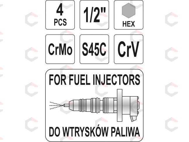 Specialios galvutės sunkvežimiams | 4 vnt. (YT-1762) 3 Specialios galvutės sunkvežimiams | 4 vnt. (YT-1762) 3