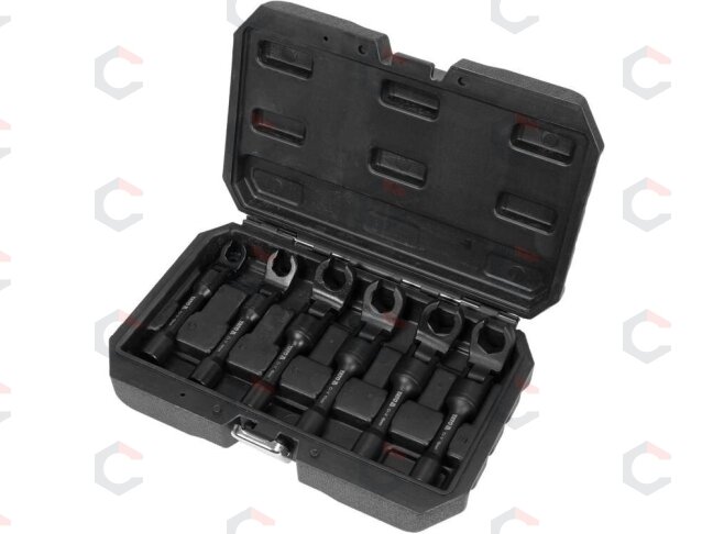Specialių galvučių rinkinys | šarnyrinės | varnos koja | 10 mm (3/8") | 12 - 19 mm (YT-01440) Specialių galvučių rinkinys | šarnyrinės | varnos koja | 10 mm (3/8") | 12 - 19 mm (YT-01440)