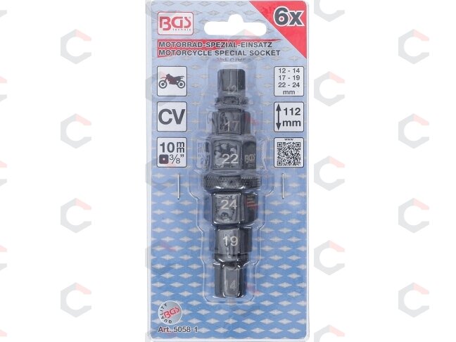 Specialus adapteris | 10 mm (3/8") | 12 - 24 mm (5058-1) 3 Specialus adapteris | 10 mm (3/8") | 12 - 24 mm (5058-1) 3