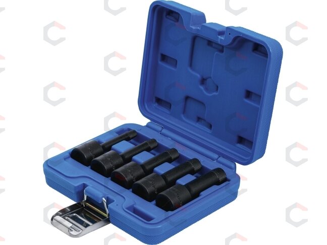 Specialus antgalių rinkinys / sraigtiniai ištraukikliai | 12,5 mm (1/2") | 8 - 16 mm | 5 vnt. (5261) 2 Specialus antgalių rinkinys / sraigtiniai ištraukikliai | 12,5 mm (1/2") | 8 - 16 mm | 5 vnt. (5261) 2