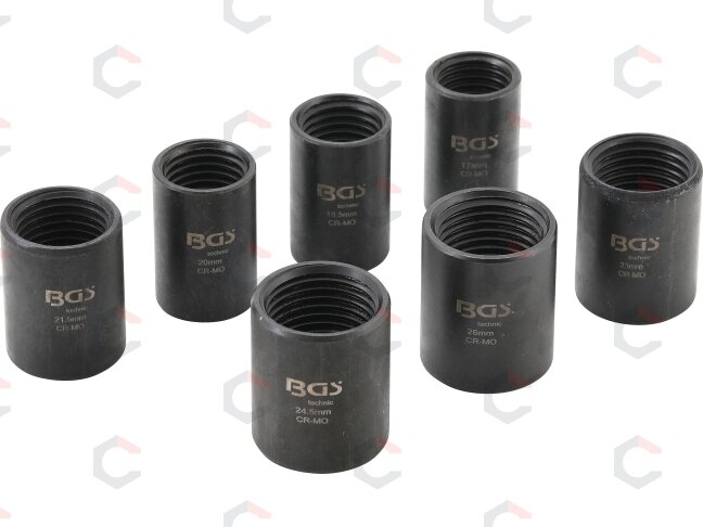 Specialus galvučių rinkinys – varžtų ištraukikliai pažeistoms veržlėms – 1/2" | 17–26 mm | 7 vnt. (5291) 1 Specialus galvučių rinkinys – varžtų ištraukikliai pažeistoms veržlėms – 1/2" | 17–26 mm | 7 vnt. (5291) 1