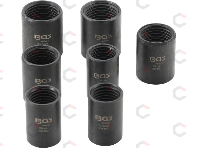 Specialus galvučių rinkinys – varžtų ištraukikliai pažeistoms veržlėms – 1/2" | 17–26 mm | 7 vnt. (5291) 2 Specialus galvučių rinkinys – varžtų ištraukikliai pažeistoms veržlėms – 1/2" | 17–26 mm | 7 vnt. (5291) 2