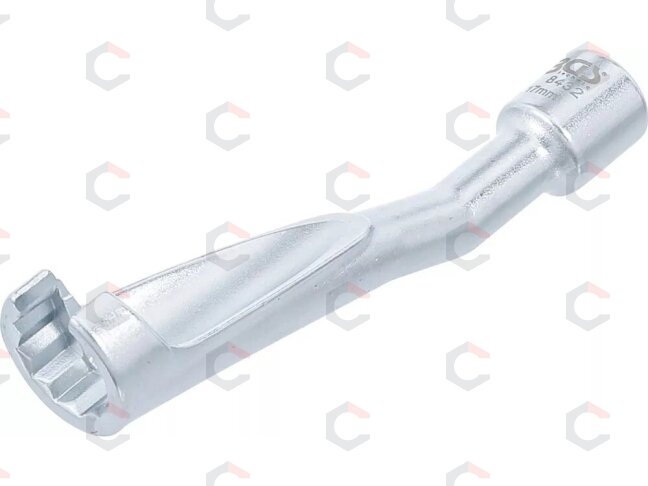 Specialus įpurškimo linijų veržiklis | BMW, Opel 2.5TD, Mercedes | 10 mm (3/8") | 17 mm (8432) Specialus įpurškimo linijų veržiklis | BMW, Opel 2.5TD, Mercedes | 10 mm (3/8") | 17 mm (8432)