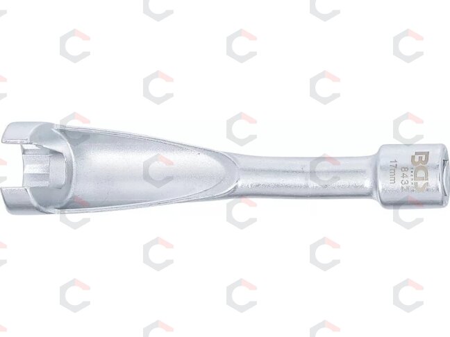 Specialus įpurškimo linijų veržiklis | BMW, Opel 2.5TD, Mercedes | 10 mm (3/8") | 17 mm (8432) 2 Specialus įpurškimo linijų veržiklis | BMW, Opel 2.5TD, Mercedes | 10 mm (3/8") | 17 mm (8432) 2