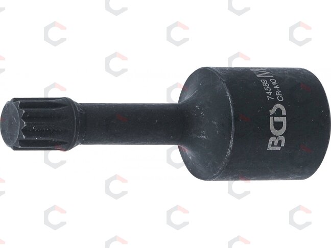 Specialus smūginis antgalis | Ilgis 72 mm | 12,5 mm (1/2") | Spline (XZN) M12 | VAG (74589) Specialus smūginis antgalis | Ilgis 72 mm | 12,5 mm (1/2") | Spline (XZN) M12 | VAG (74589)