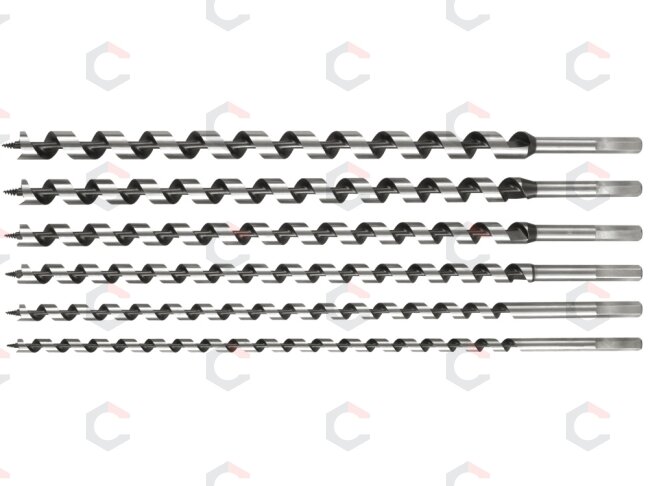 Spiralinių grąžtų rinkinys medžiui | 460 mm / 10-20 mm | 6 vnt. (22466) Spiralinių grąžtų rinkinys medžiui | 460 mm / 10-20 mm | 6 vnt. (22466)