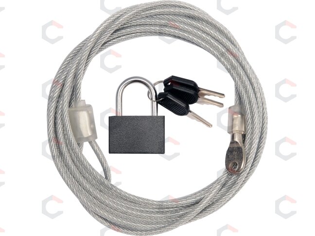 Spyna su plieniniu trosu | 3 m (77815) Spyna su plieniniu trosu | 3 m (77815)