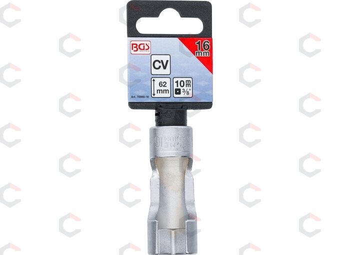 Speciali galvutė su įšpjova | 10 mm (3/8") | 16 mm (70988-16) 2 Speciali galvutė su įšpjova | 10 mm (3/8") | 16 mm (70988-16) 2