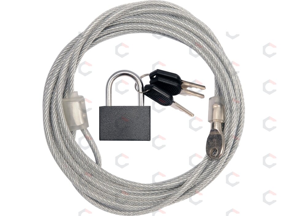 Spyna su plieniniu trosu | 3 m (77815) Spyna su plieniniu trosu | 3 m (77815)