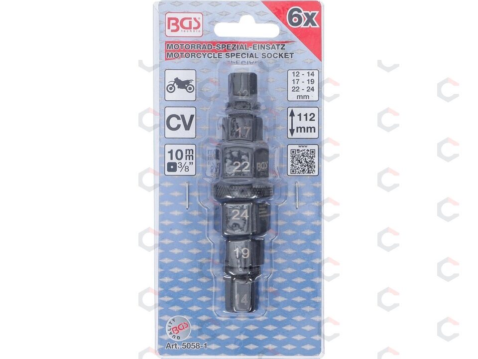 Specialus adapteris | 10 mm (3/8") | 12 - 24 mm (5058-1) 3 Specialus adapteris | 10 mm (3/8") | 12 - 24 mm (5058-1) 3