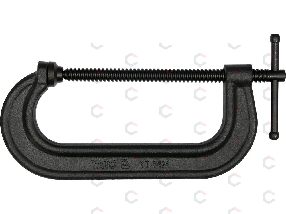 Spaustuvas su varžtu "C" tipo 200 mm (YT-6424) Spaustuvas su varžtu "C" tipo 200 mm (YT-6424)