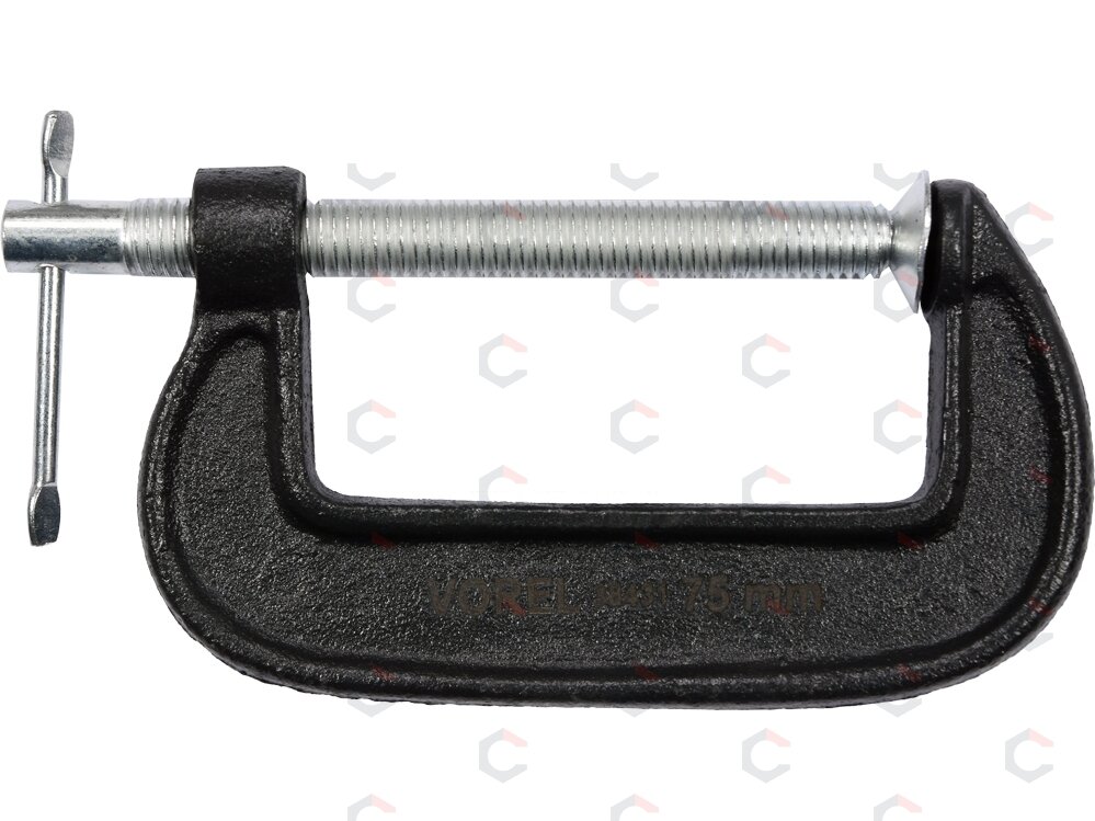Spaustuvas su varžtu C tipo | 3" | 75 mm (38431) Spaustuvas su varžtu C tipo | 3" | 75 mm (38431)