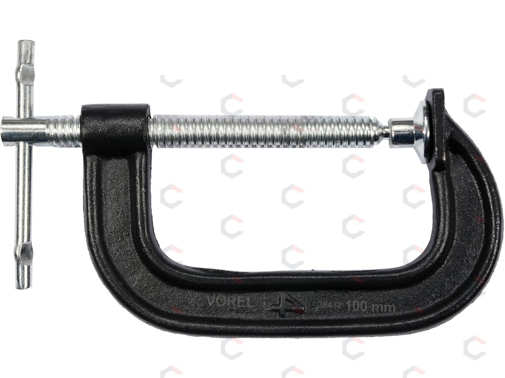 Spaustuvas su varžtu C tipo | 4" | 100 mm (38432)