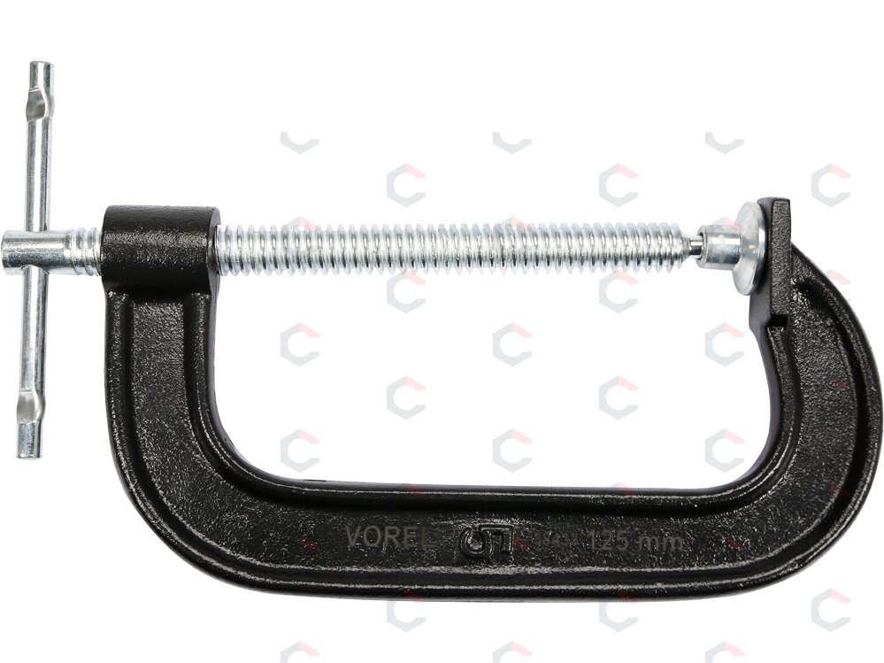 Spaustuvas su varžtu C tipo | 5" | 125 mm (38433) Spaustuvas su varžtu C tipo | 5" | 125 mm (38433)