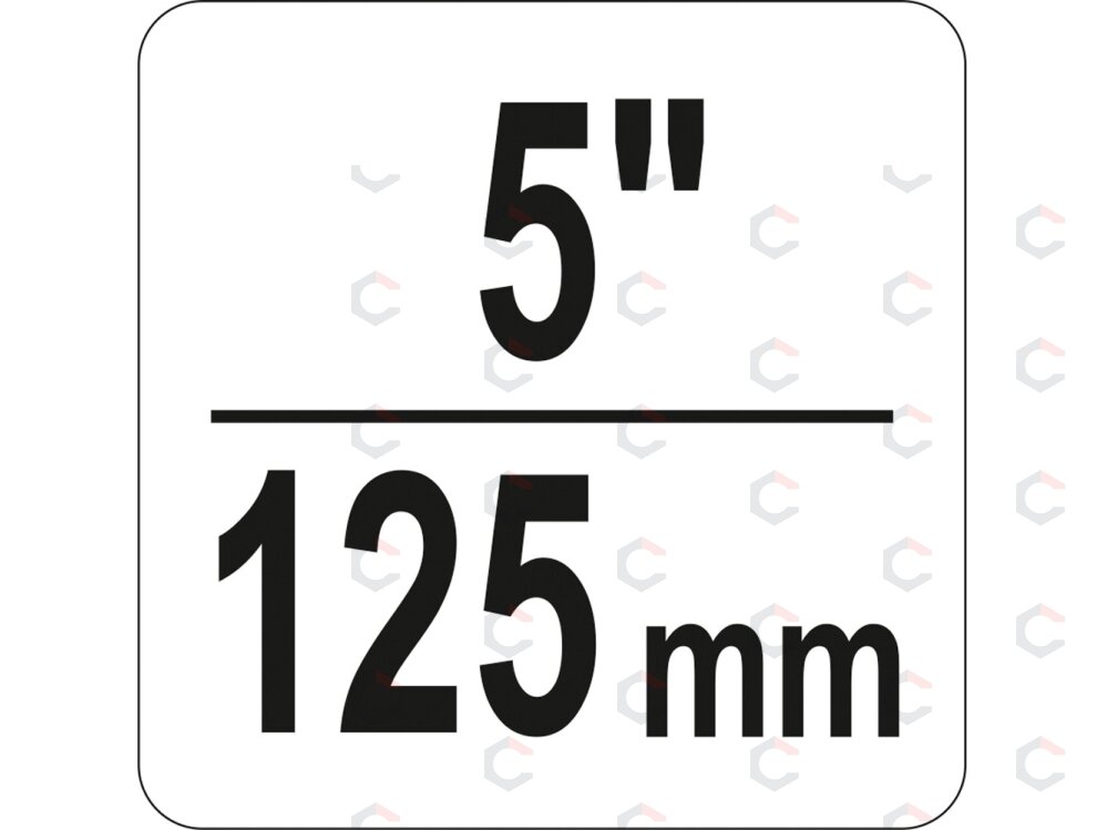 Spaustuvas su varžtu "C" tipo 5", 125 mm (YT-64254) 1 Spaustuvas su varžtu "C" tipo 5", 125 mm (YT-64254) 1