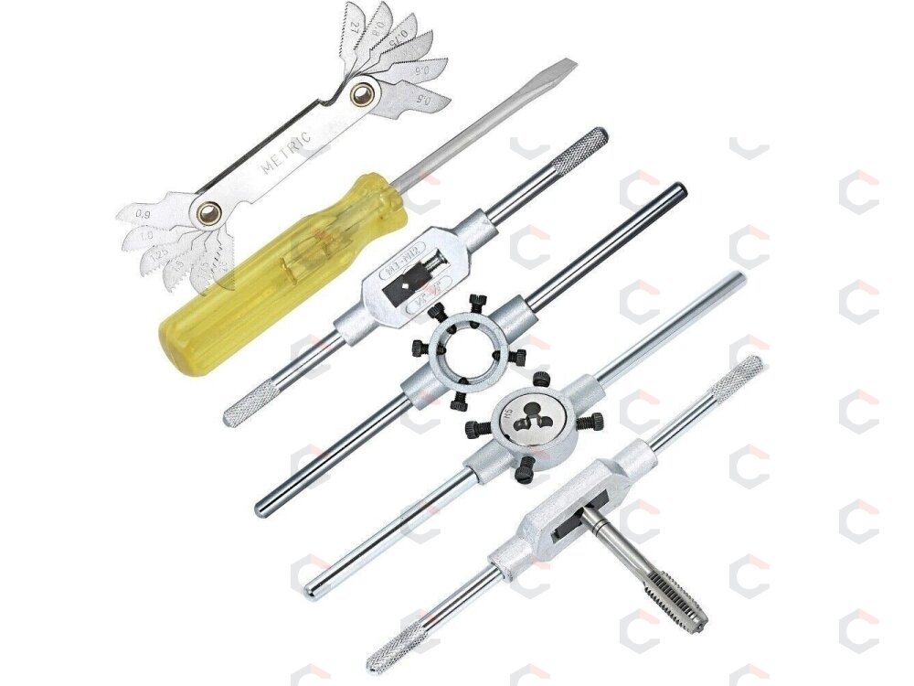 Sriegiklių ir sriegpjovių rinkinys | M3-M12 | 32 vnt. (SK1632) 2 Sriegiklių ir sriegpjovių rinkinys | M3-M12 | 32 vnt. (SK1632) 2