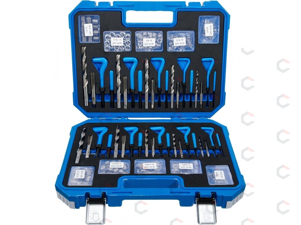 Sriegio remonto rinkinys | metriniai / coliniai | M5 - M12, 1/4" - 1/2" | 320 vnt (9483) 3