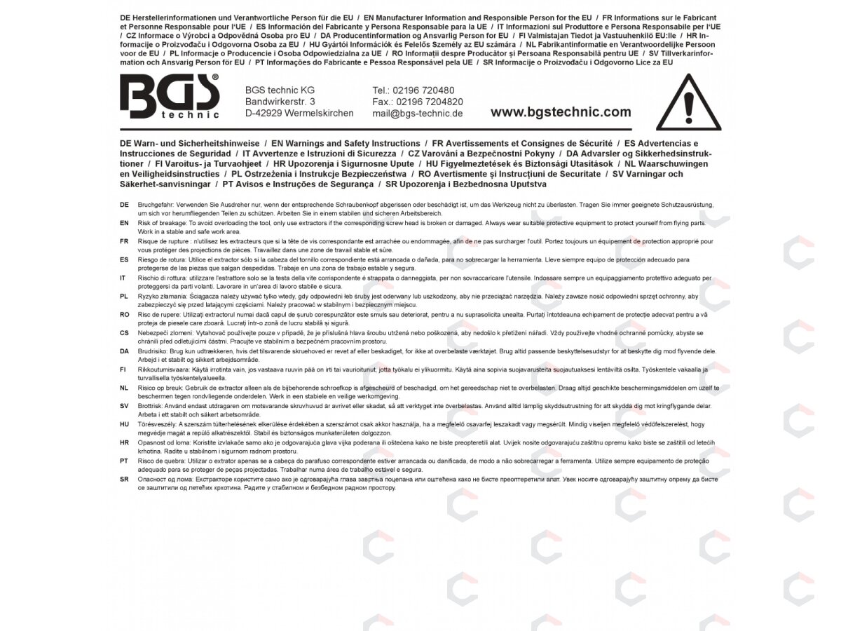 Sraigtinių ištraukiklių rinkinys | sugadintiems T-Star (Torx) T10–T55 | 11 vnt. (74785) 6 Sraigtinių ištraukiklių rinkinys | sugadintiems T-Star (Torx) T10–T55 | 11 vnt. (74785) 6