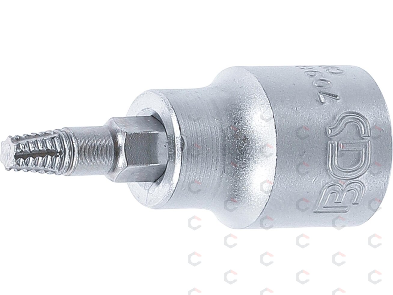 Sraigtinis ištraukimo antgalis | 10 mm (3/8") | pažeistam T-Star (Torx) T25 (7098-T25) Sraigtinis ištraukimo antgalis | 10 mm (3/8") | pažeistam T-Star (Torx) T25 (7098-T25)
