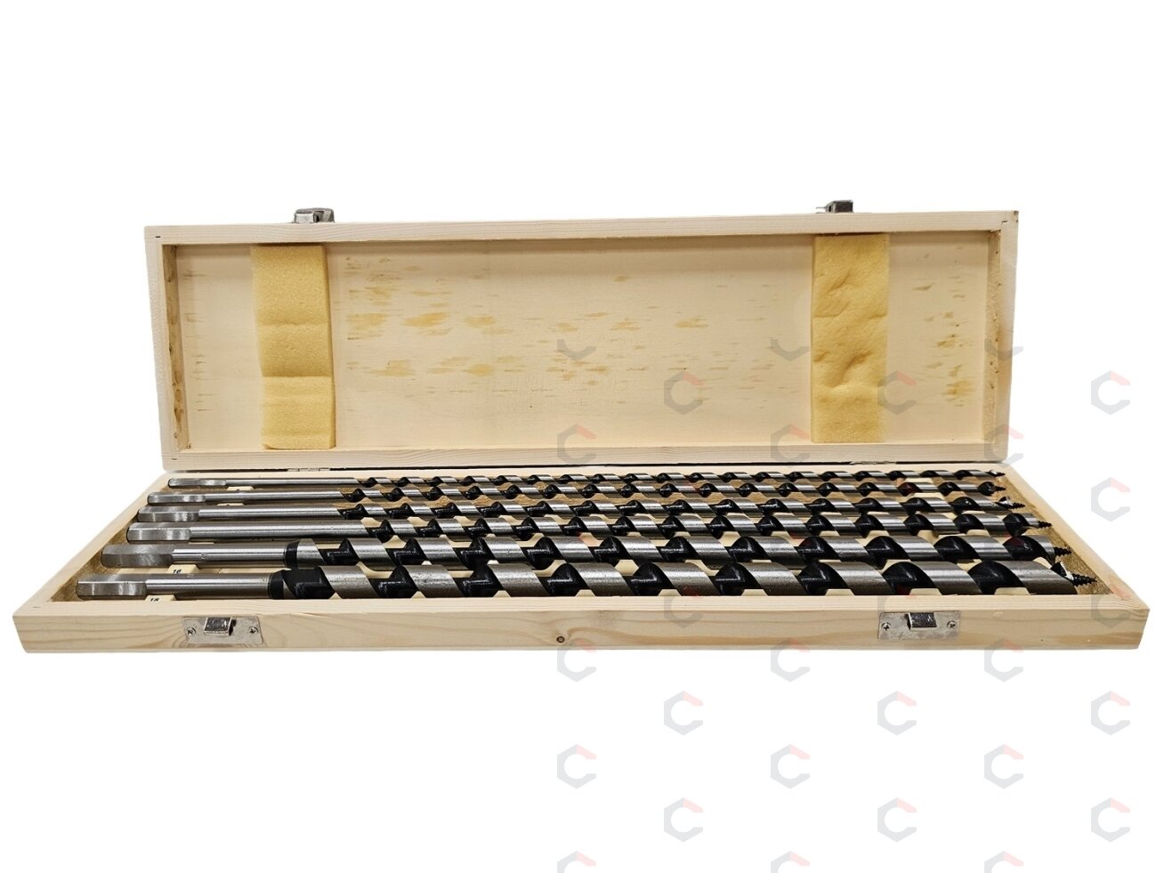Sraigtinių grąžtų rinkinys medienai | Ø 6–18 mm | 460 mm | 6 vnt. (SK1639) 1 Sraigtinių grąžtų rinkinys medienai | Ø 6–18 mm | 460 mm | 6 vnt. (SK1639) 1