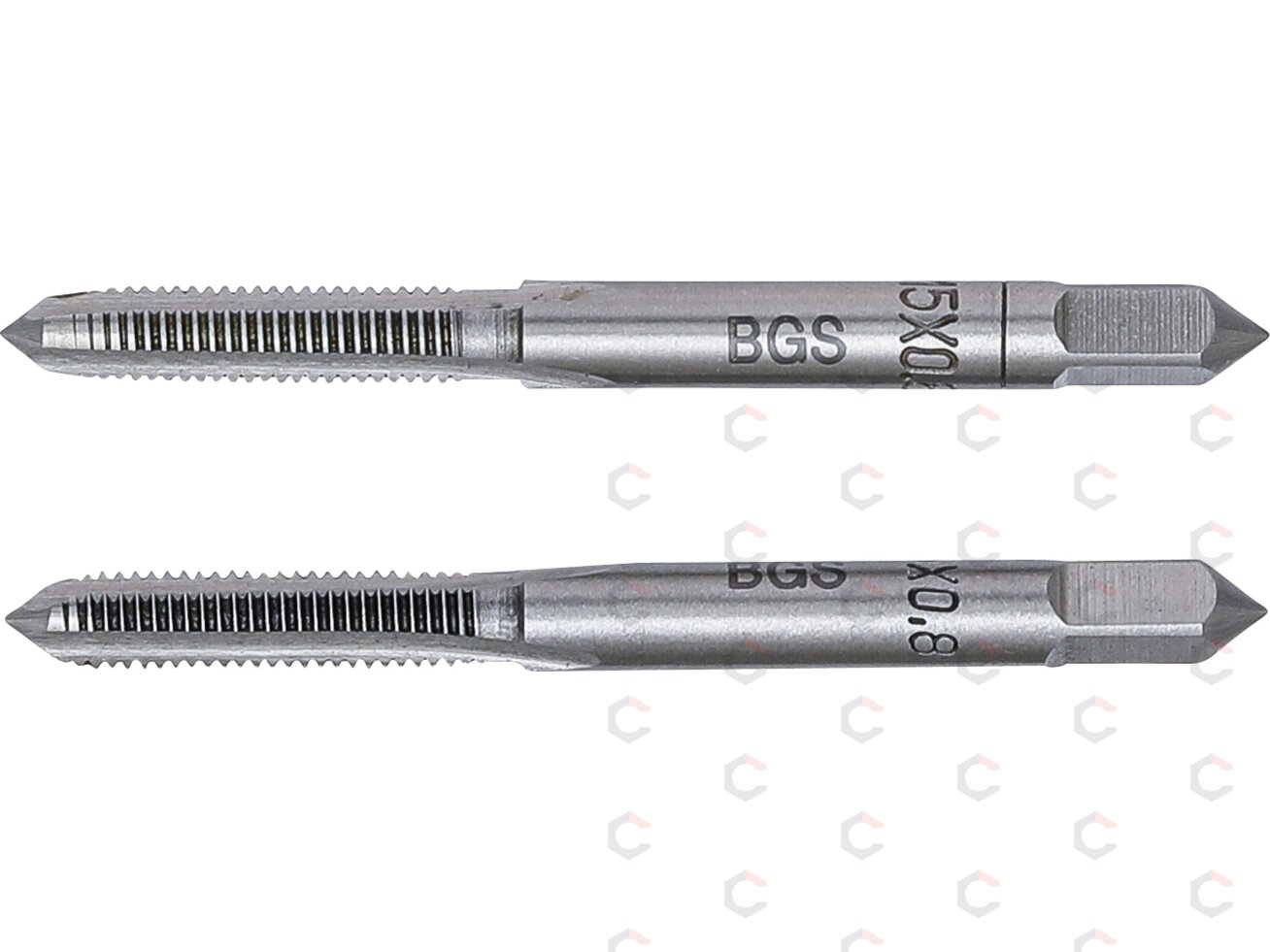 Sriegikliai | pirmas ir galutinis sriegimas | M5 x 0.8 | 2 vnt. (M5X0.8-B) 2 Sriegikliai | pirmas ir galutinis sriegimas | M5 x 0.8 | 2 vnt. (M5X0.8-B) 2