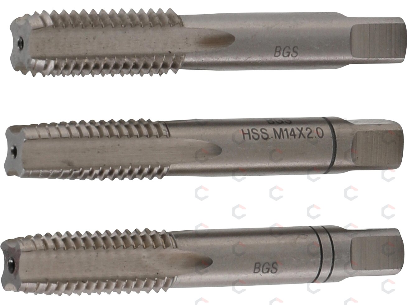 Sriegikliai | pirmas / vidurinis / galutinis sriegimas | M14 x 2.0 | 3 vnt. (927) Sriegikliai | pirmas / vidurinis / galutinis sriegimas | M14 x 2.0 | 3 vnt. (927)