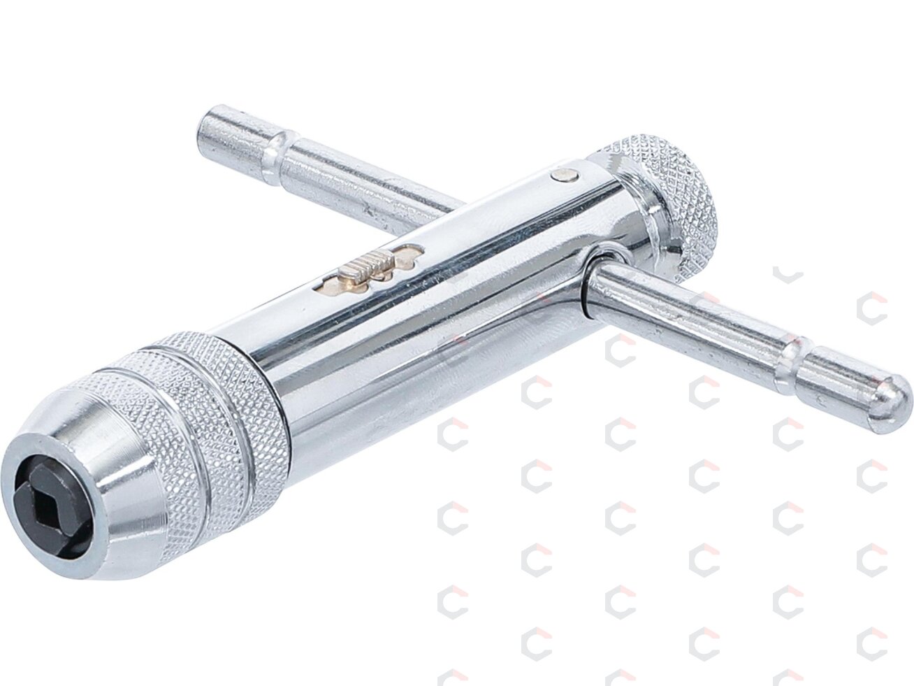Sriegiklio laikiklis T-formos terkšlinis | M5 - M12 | 110 mm (1981) Sriegiklio laikiklis T-formos terkšlinis | M5 - M12 | 110 mm (1981)