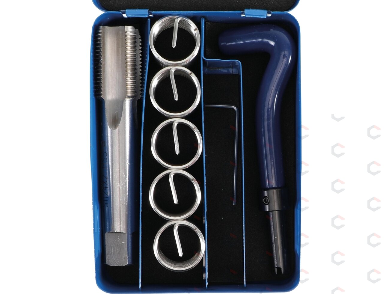 Sriegio remonto rinkinys | M24 x 2.0 | 7 vnt. (9438) Sriegio remonto rinkinys | M24 x 2.0 | 7 vnt. (9438)