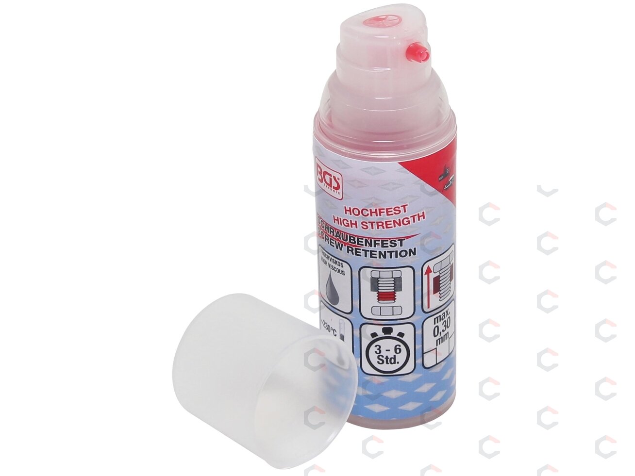 Sriegių fiksavimo skystis | Didelis stiprumas | Aukštas klampumas | 50 g pompa dozatorius (80616) Sriegių fiksavimo skystis | Didelis stiprumas | Aukštas klampumas | 50 g pompa dozatorius (80616)